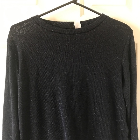 3/$15 Divided dark blue sparkle long sleeve top - Picture 3 of 9